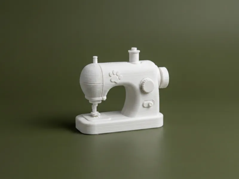 Modello 3D Macchina da Cucire per Case delle Bambole