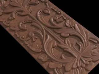 Carved Wood Panel