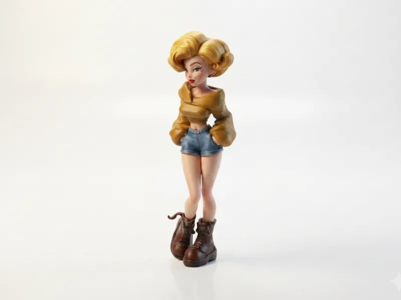 Anime Marilyn Monroe Figurine 3D Printable STL Model