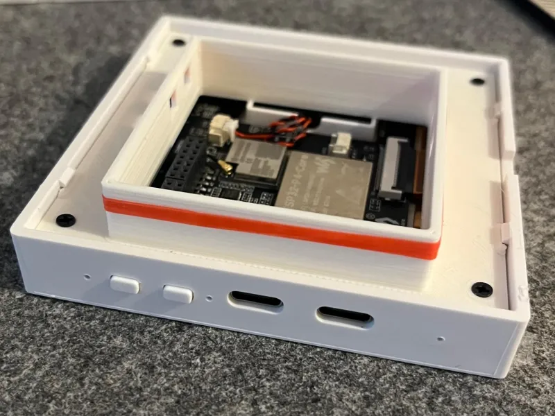 Waveshare ESP32-P4 Touch LCD 4B Mount for Standard EU 55mm S