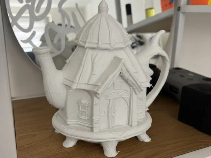 🏡✨Whimsical Teapot Fairy House - A Magical Tea Time!