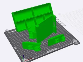Accessory holders for Spur bracket (phone, BT, light, boxes)