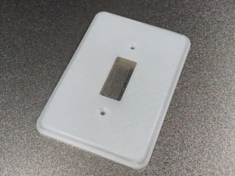 Placca interruttore luce