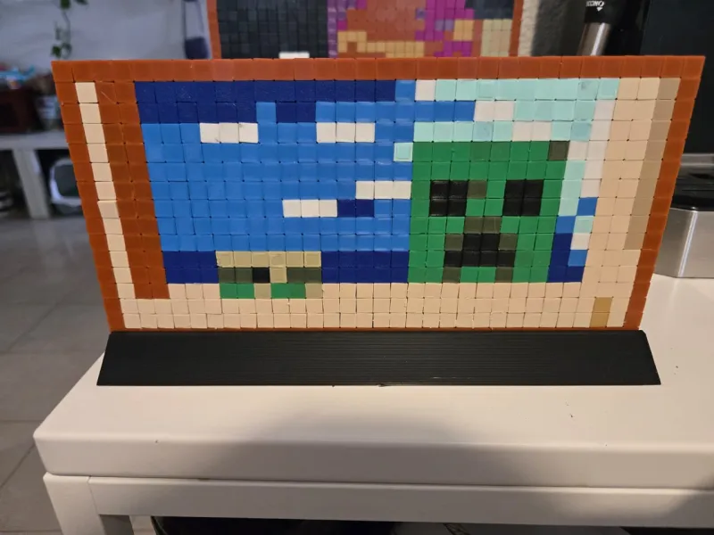 Creeper Creebet Voxel Mosaic Kit