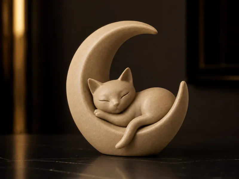 Dreamy Moon Cat