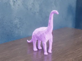 Low Poly Brachiosaurus