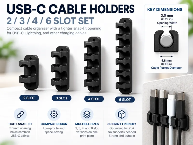 Cord Holder for Desk