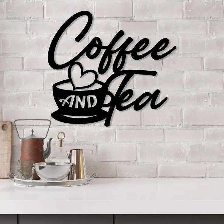 coffee and tea wall art