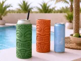 Tiki Mug Can Holder | 12oz Skinny Can Koozie-0