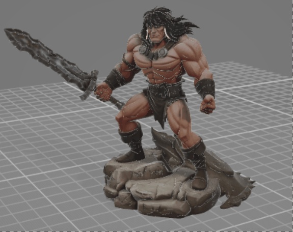 🗡️ CONAN THE BARBARIAN (Genndy Tartakovsky Style) STL 🗡️