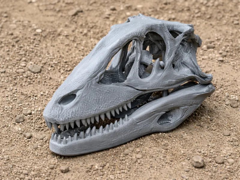Boreonykus Skull