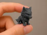 Fenrir Mini Model – Ultra Detailed Fantasy Wolf-0