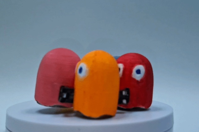 Articulated Pac-Man & Ghost Chain