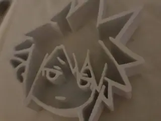 FF7 Cloud Strife Chibi Cookie Cutter