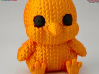 Knitted Chick – Tiny and Cheerful!