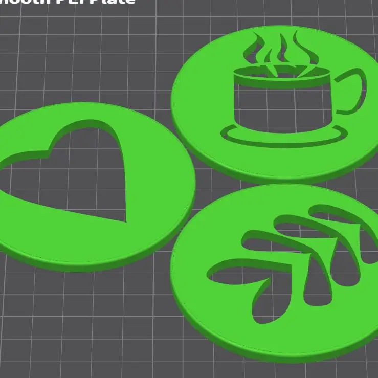 Coffee Cup cinnamon template