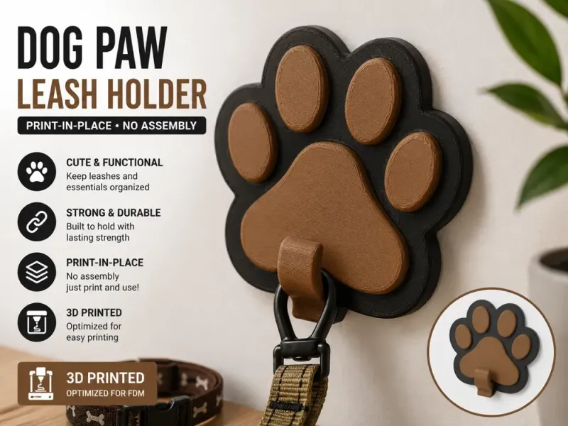 dog_paw_leash_holder_w_screw_holes+multicolour