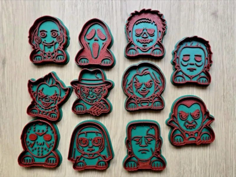 Cortador galleta personajes halloween películas
