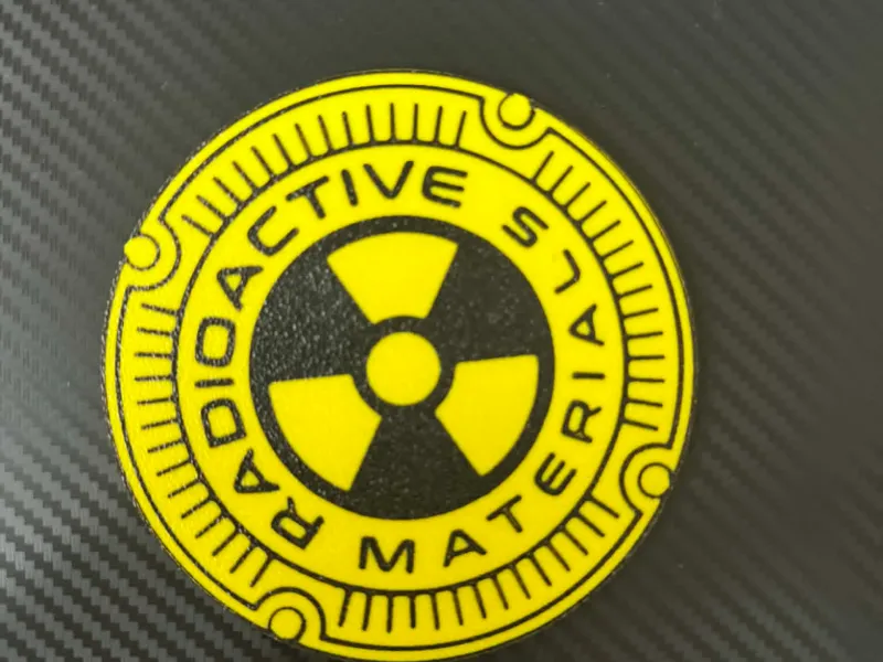 Radio Active Material With Holder