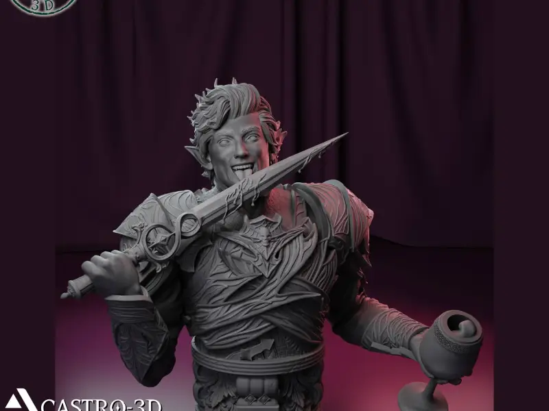 Astarion Ancunin - Baldurs Gate 3 Bust Collection