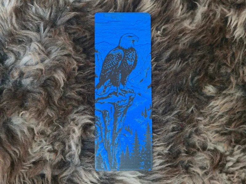 Eagle on the Cliff Wildlife Bookmark