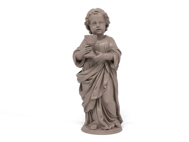 Ange enfant avec calice