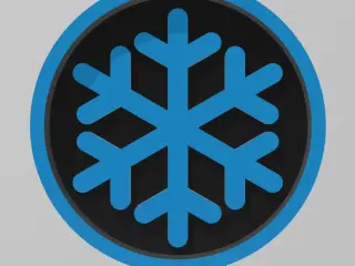 Snowflake Coaster STL – Winter & Christmas Drink Coaster