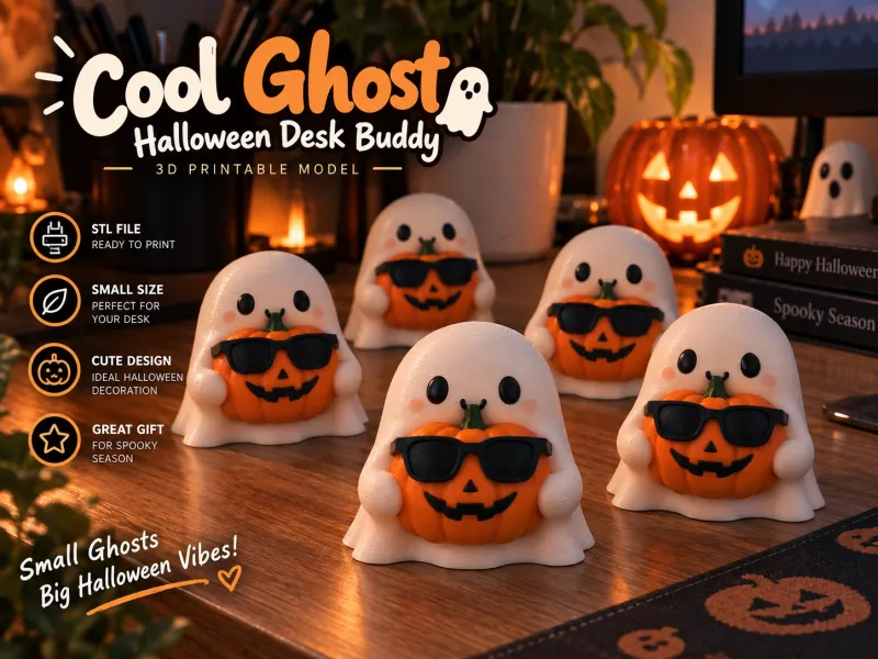 Spooky Pumpkin Ghost