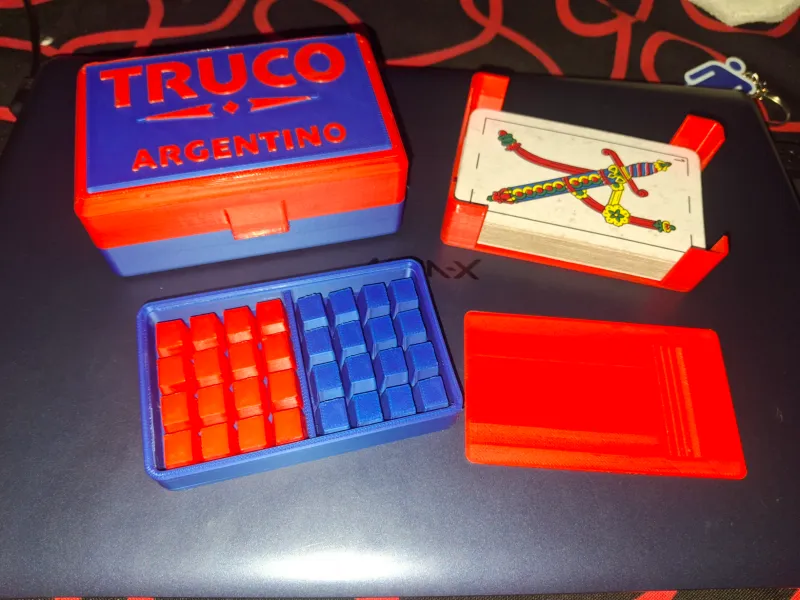 organizador cartas españolas truco