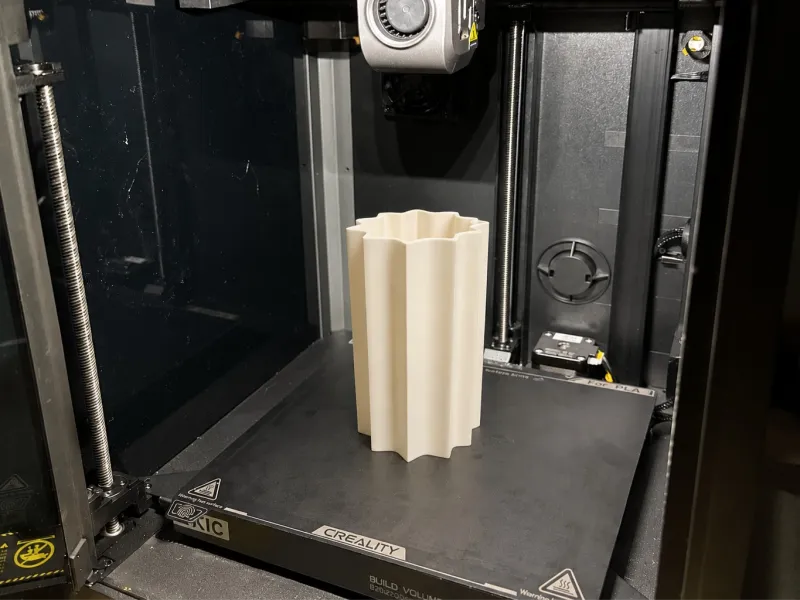 Vaso Cilindrico a Stella a 12 Punte