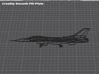 F-16 FIGHTING FALCON #3 | 2D WALL ART