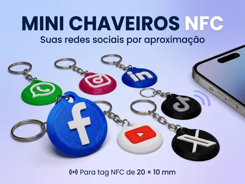 NFC Mini Anahtarlık Koleksiyonu – Sosyal Medya