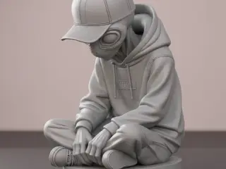 Rapero Gris Alien