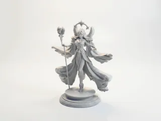 Lux Radiant Goddess Figurine LOL Champions 3D Printable