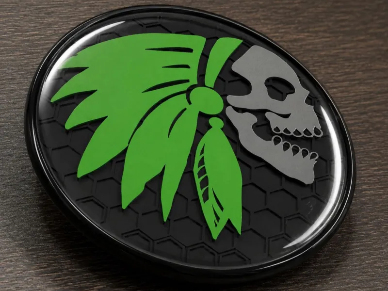 Custom Škoda car hood emblem 90 мм