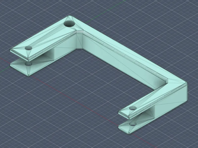 heavy duty offset handle with hole