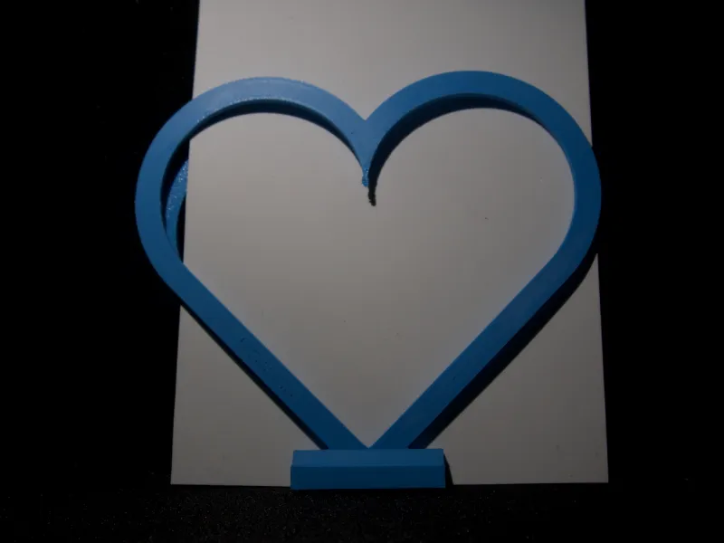 Magnetic Heart Photo Frame - 3D Printable Tabletop Display