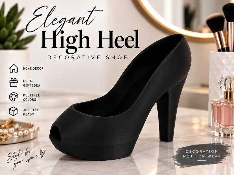 Escarpin Élégant – Chaussure Décorative / Décoration Intérieure Moderne