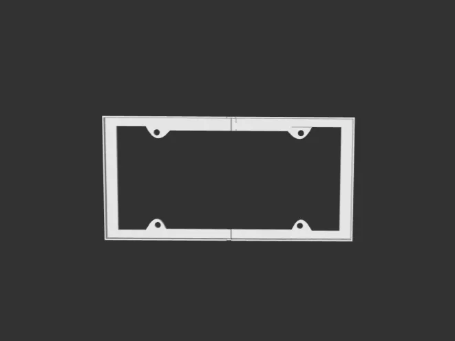 Cadre de plaque d'immatriculation