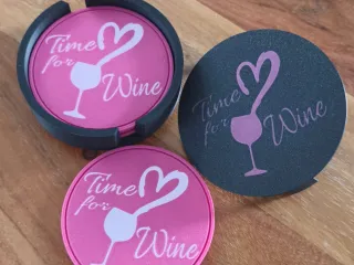 Untersetzer Time for Wine