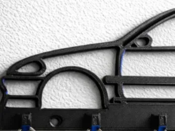 Portachiavi/organizer da parete a forma di auto