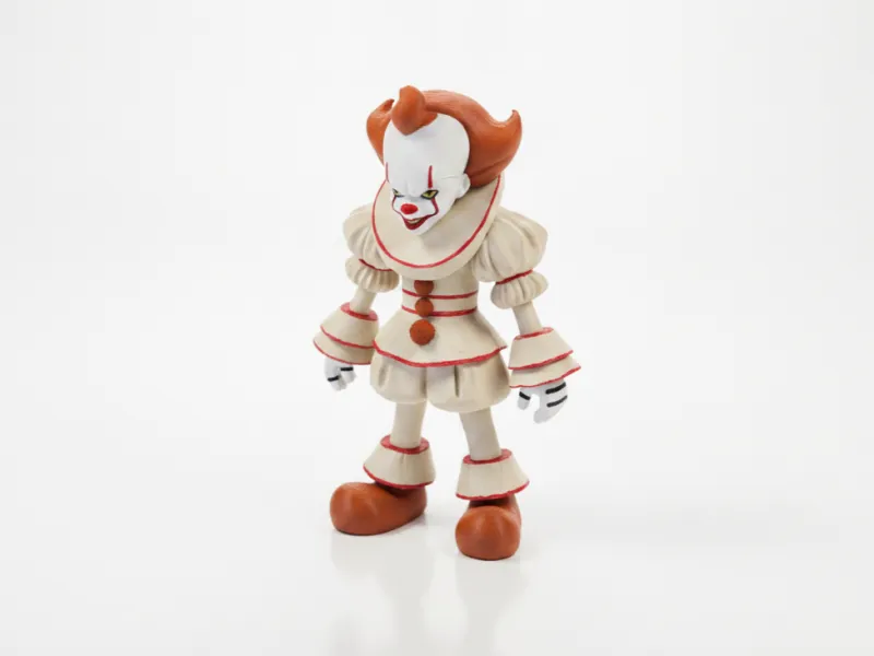 Pennywise Clown Horror Movie Figurine 3D Printable