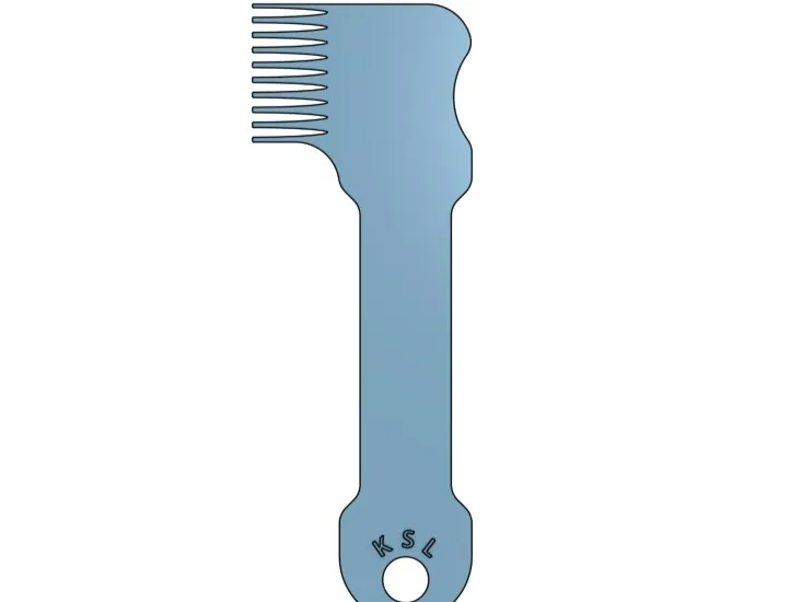 Pocket Stache Comb