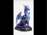 Low-Poly Crystal Dragon Statue (Easy Print with Supports)-0
