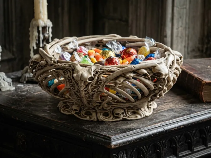 Ciotola "Bone Candy" con Ornamenti