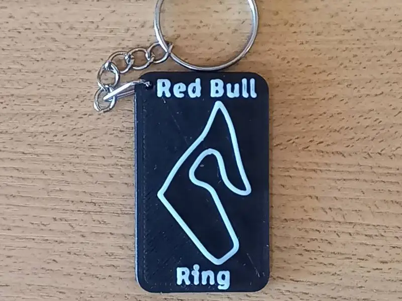 RED BULL RING Circuit KeyChain