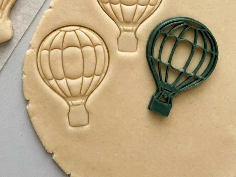 Hot Air Balloon Cookie Cutter & Embosser Set