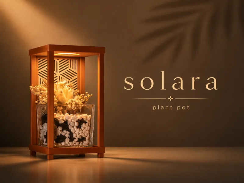Solara Decorative Pot (with Lighting)