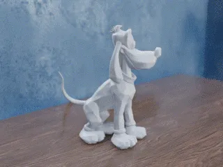 Low Poly Pluto