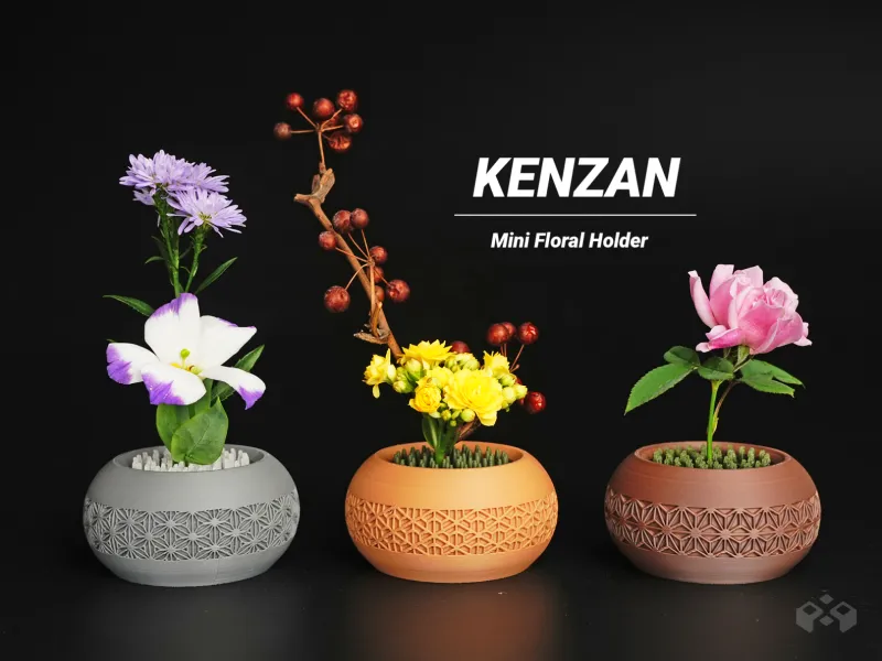 迷你剑山花插 – 桌面花道花瓶